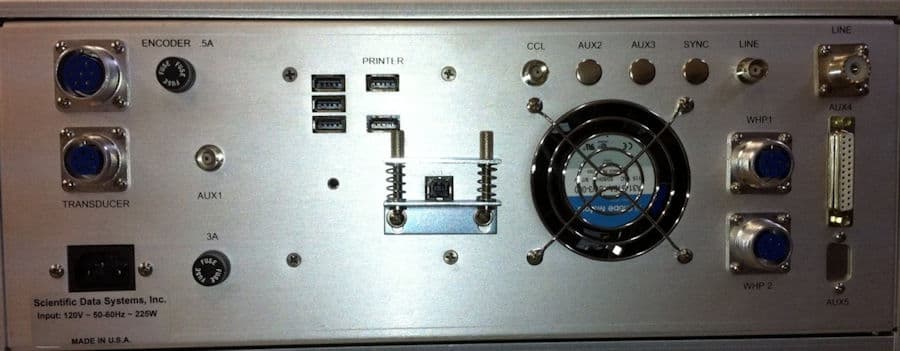 CPF Cased Hole Panel, rear view
