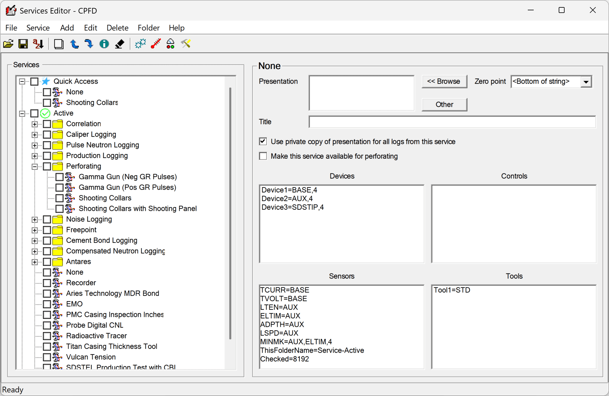 Warrior Services Editor