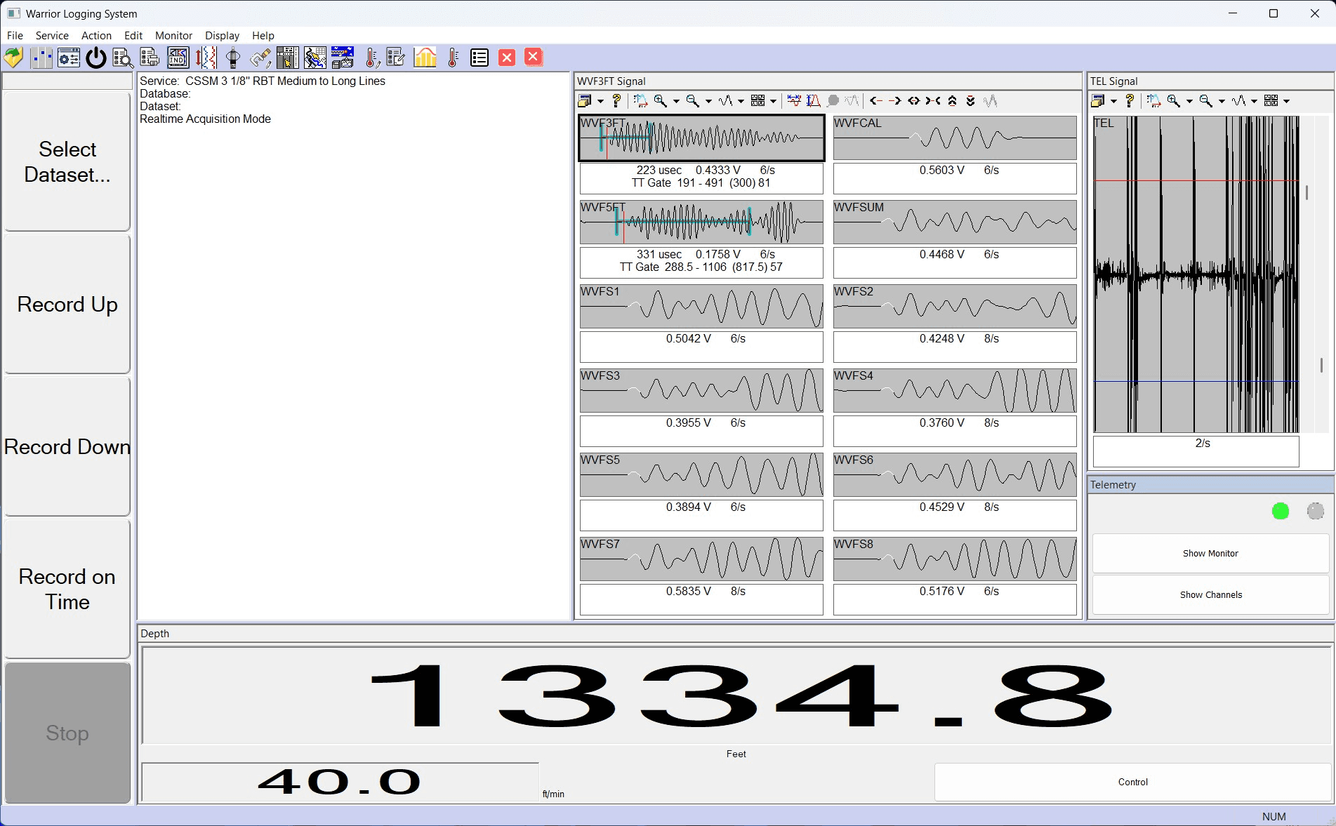 Warrior 8 Logsys: new dockable user interface